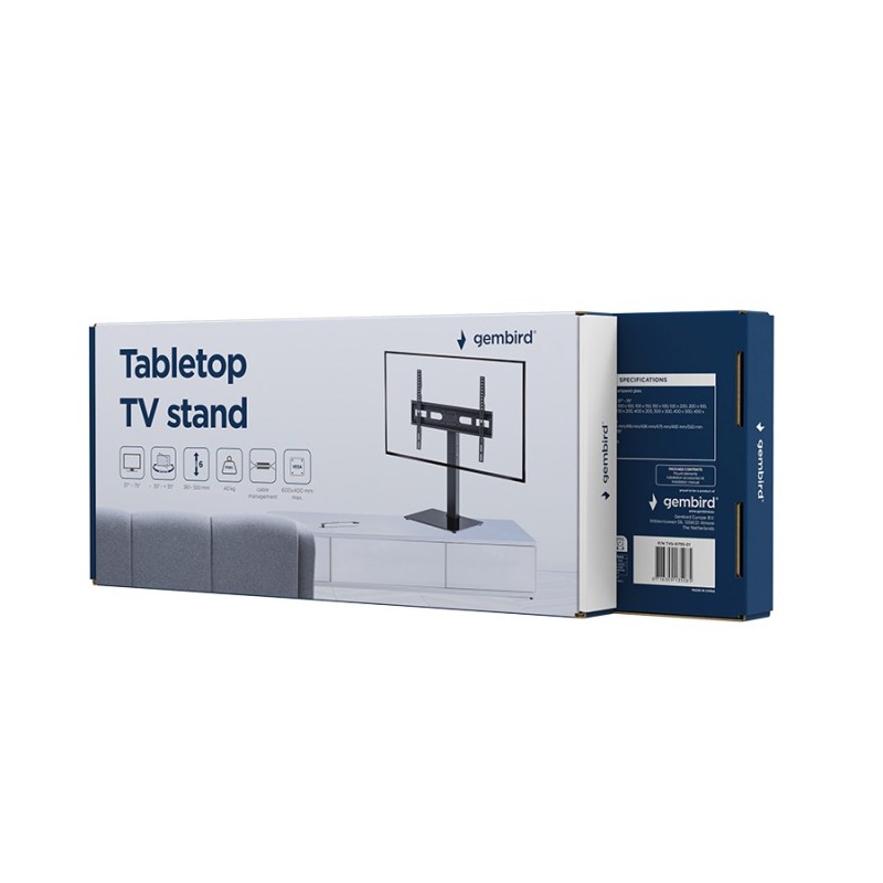 Gembird TVS-D75S-01 Tabletop TV stand, 37 Gembird TVS-D75S-01 Tabletop TV stand, 37
