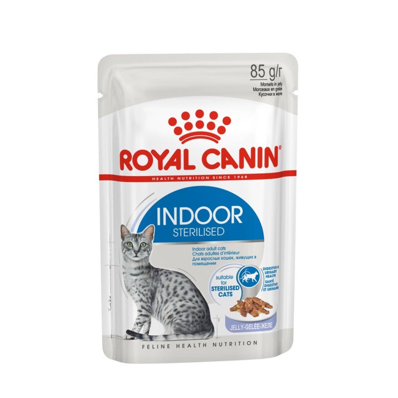 ROYAL CANIN FHN Indoor jelly - wet food for adult cats - 12x85g ROYAL CANIN FHN Indoor jelly - wet food for adult cats - 12x85g
