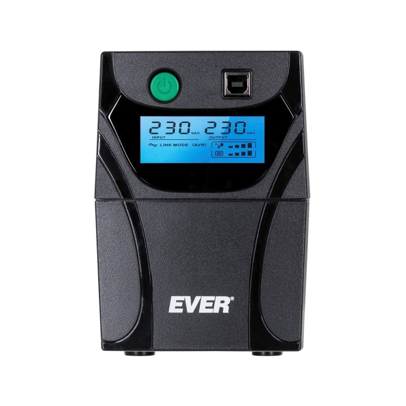 Ever EASYLINE 650 AVR USB Line-Interactive 0.65 kVA 360 W Ever EASYLINE 650 AVR USB Line-Interactive 0.65 kVA 360 W