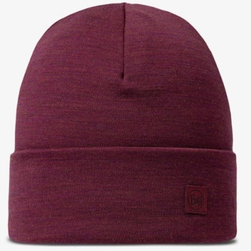 Buff Midweight Merino Wool Hat Red