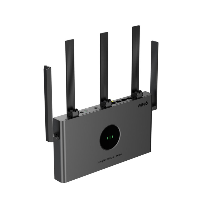 Ruijie Networks RG-EW3000GX PRO wireless router Gigabit Ethernet Dual-band (2.4 GHz / 5 GHz) Black Ruijie Networks RG-EW3000GX PRO wireless router Gigabit Ethernet Dual-band (2.4 GHz / 5 GHz) Black