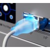 Ubiquiti UACC-Cable-Patch-EL-3M-W networking cable Translucent, White Cat6 Ubiquiti UACC-Cable-Patch-EL-3M-W networking cable Translucent, White Cat6