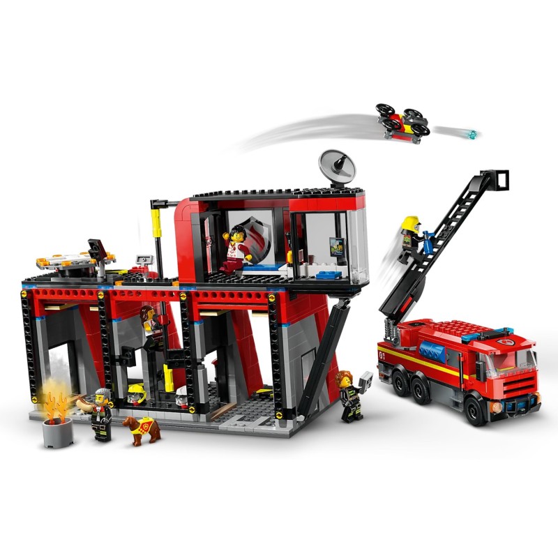 LEGO CITY 60414 FIRE STATION WITH FIRE TRUCK LEGO CITY 60414 FIRE STATION WITH FIRE TRUCK