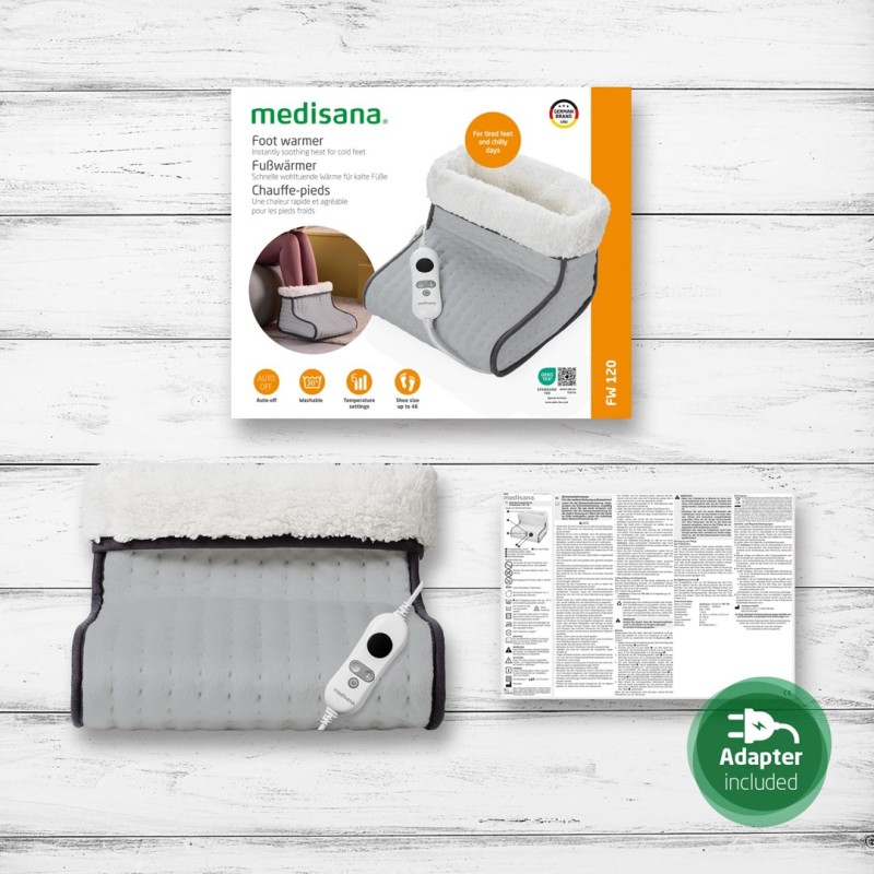 Medisana FW 120 electric foot warmer 100 W Grey Medisana FW 120 electric foot warmer 100 W Grey