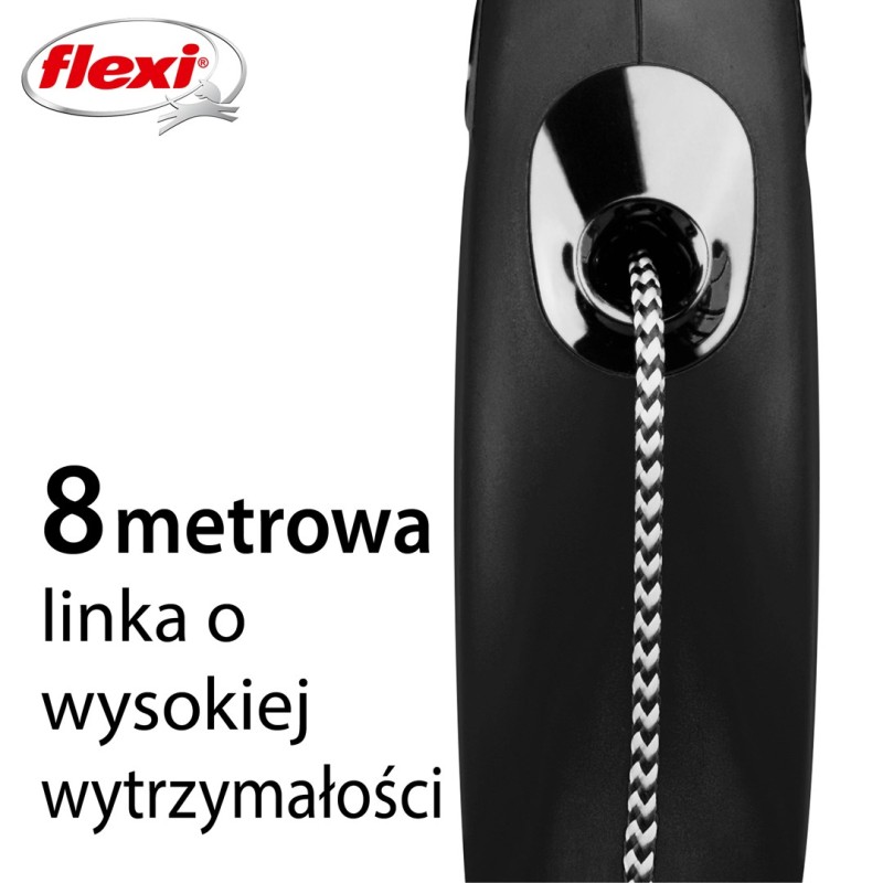 Flexi New CLASSIC 8 m Black Dog Retractable lead Flexi New CLASSIC 8 m Black Dog Retractable lead