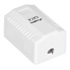 LANBERG SURFACE MOUNTING SOCKET CAT.6 1XRJ45 WHITE LANBERG SURFACE MOUNTING SOCKET CAT.6 1XRJ45 WHITE