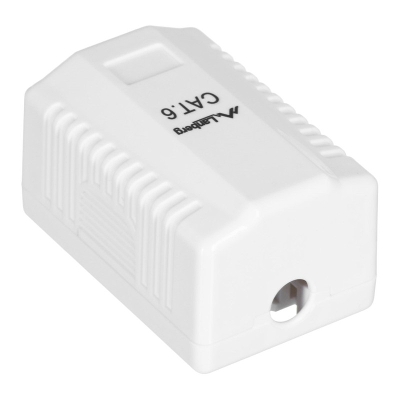 LANBERG SURFACE MOUNTING SOCKET CAT.6 1XRJ45 WHITE LANBERG SURFACE MOUNTING SOCKET CAT.6 1XRJ45 WHITE