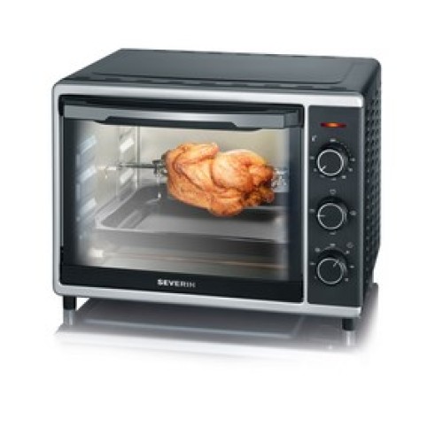 Severin 2056 30 L Black, Stainless steel Grill