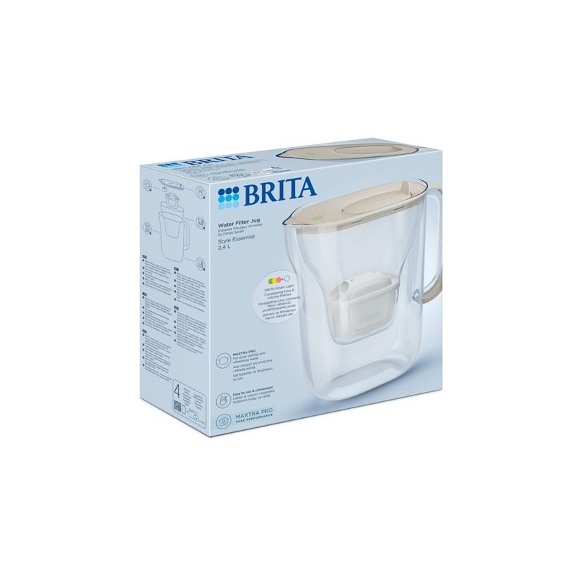 Brita Style Essential+1 Maxtra Pro PP filter jug (sand)