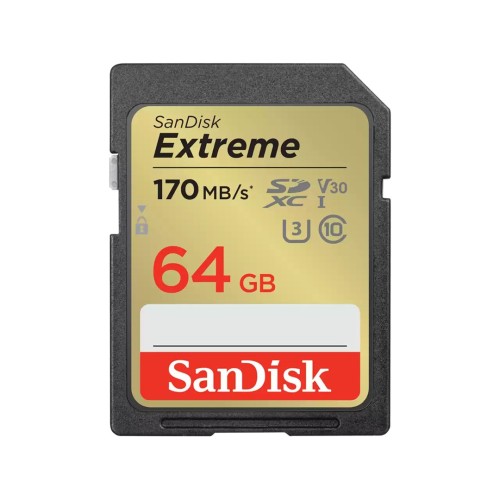 SanDisk Extreme 64 GB SDXC UHS-I Class 10 SanDisk Extreme 64 GB SDXC UHS-I Class 10