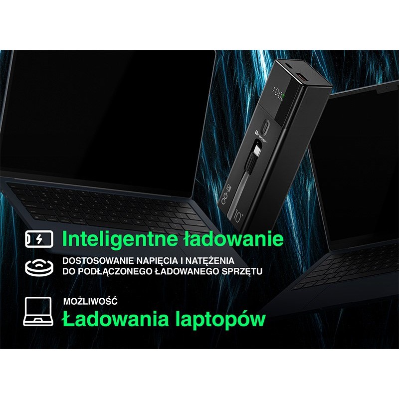 Tracer Quant 10000mAh 100W PD+QC, Black