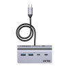 UNITEK HUB USB-C 2X USB-C 2X USB-A 5GBPS ALU UNITEK HUB USB-C 2X USB-C 2X USB-A 5GBPS ALU