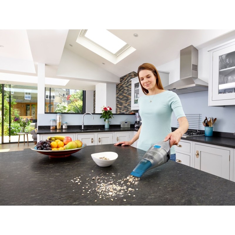 Black & Decker NVC215WA-QW handheld vacuum Blue, Silver Bagless Black & Decker NVC215WA-QW handheld vacuum Blue, Silver Bagless