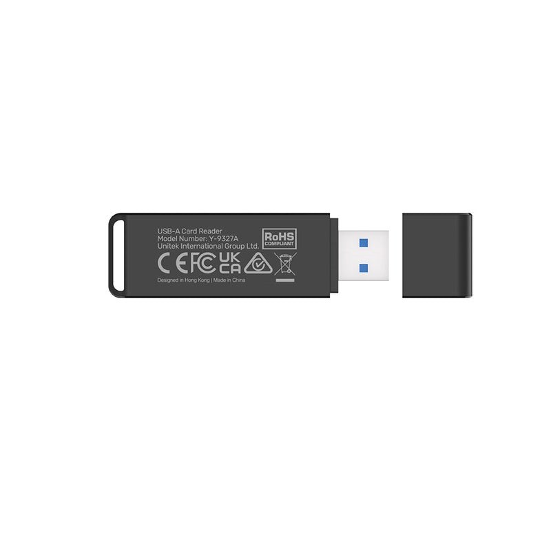 UNITEK Y-9327A card reader USB 3.2 Gen 1 (3.1 Gen 1) Type-A Black UNITEK Y-9327A card reader USB 3.2 Gen 1 (3.1 Gen 1) Type-A Black