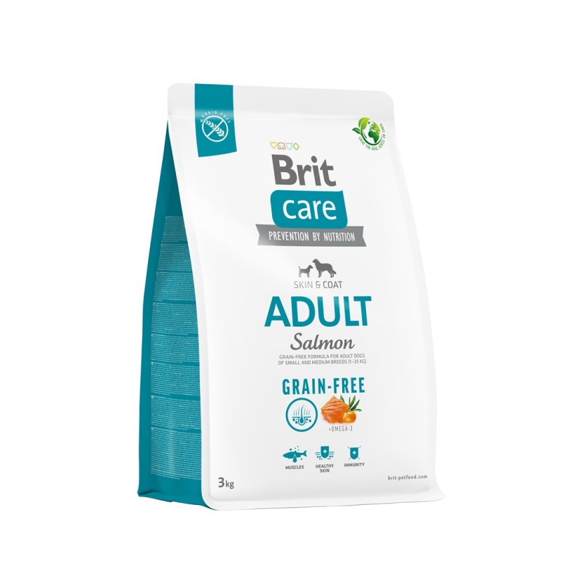 Dry food for adult dogs - BRIT Care Grain-free Adult Salmon - 3 kg Dry food for adult dogs - BRIT Care Grain-free Adult Salmon - 3 kg