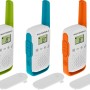 Motorola T42 two-way radio 16 channels Blue, Green, Orange, White