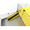 C&C modular cage one-storey 4x2 + Loft 2x1 + Black ramp C&C modular cage one-storey 4x2 + Loft 2x1 + Black ramp