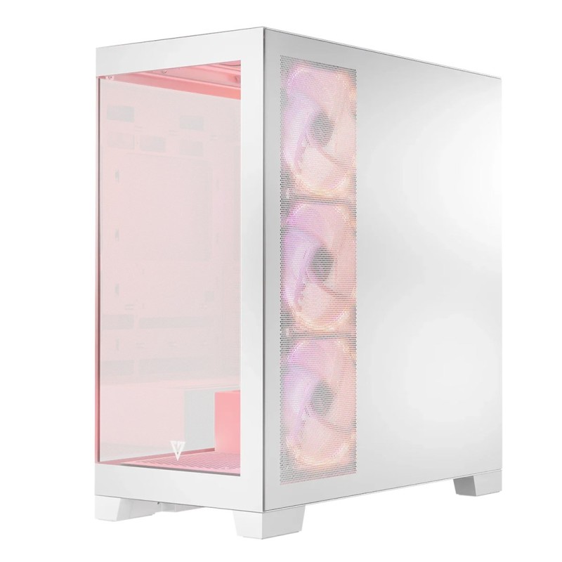 MODECOM Volcano SPACE APEX ARGB MIDI USB 3.0 X 2 CYPE-C white MODECOM Volcano SPACE APEX ARGB MIDI USB 3.0 X 2 CYPE-C white