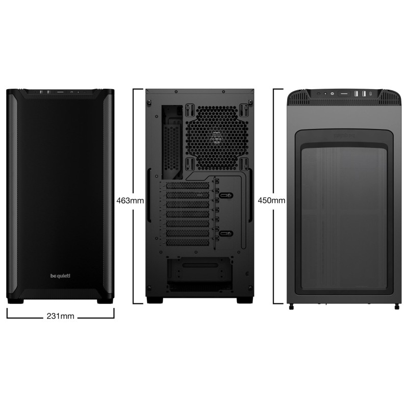 be quiet! PURE BASE 501 Black Midi Tower be quiet! PURE BASE 501 Black Midi Tower