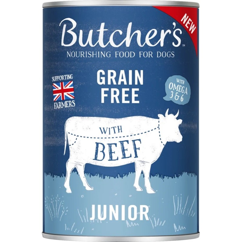 BUTCHER'S Original Junior Mega pack mix - wet dog food - 6 x 400g BUTCHER'S Original Junior Mega pack mix - wet dog food - 6 x 400g