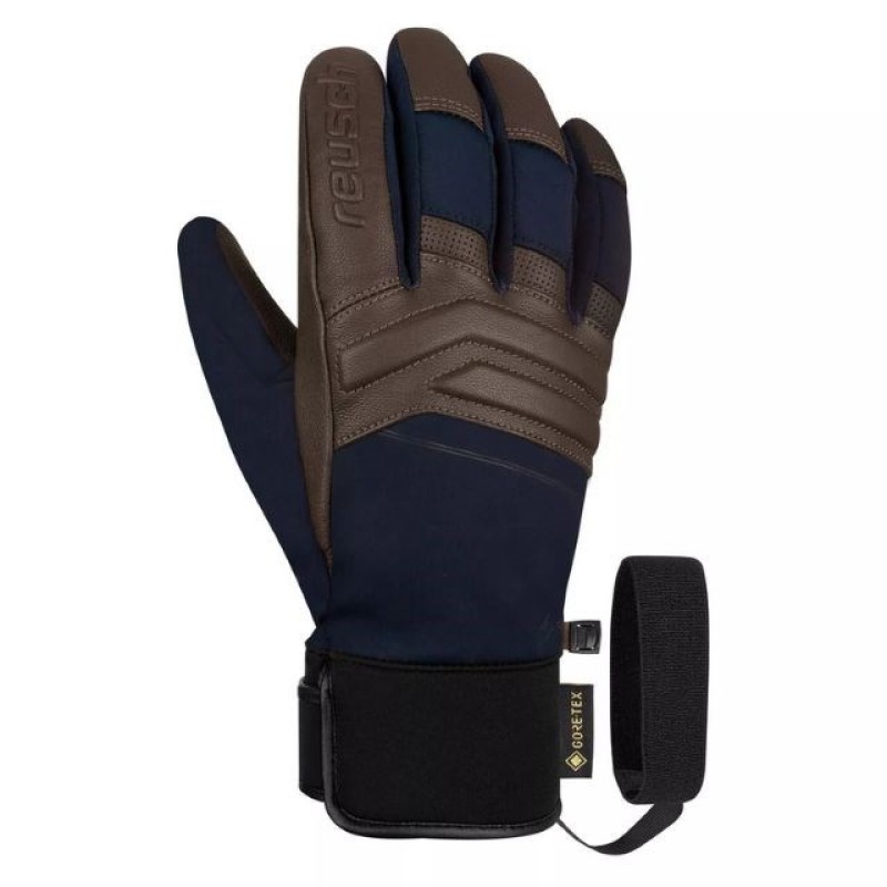 REUSCH JUPITER GORE-TEX GLOVES SIZE 9 navy blue REUSCH JUPITER GORE-TEX GLOVES SIZE 9 navy blue