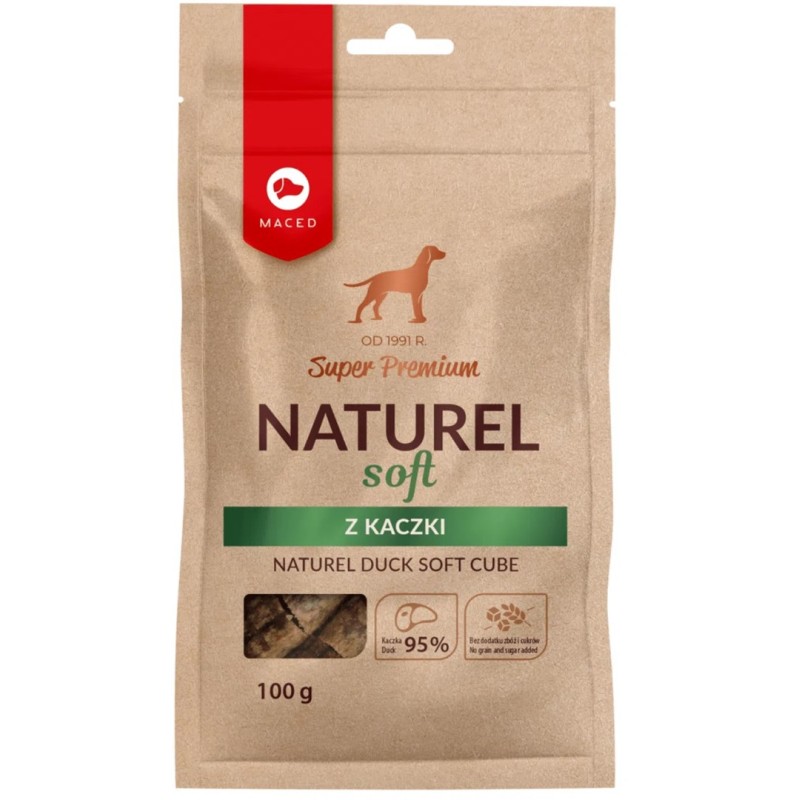 MACED Naturel duck soft cube - Dog treat - 100g