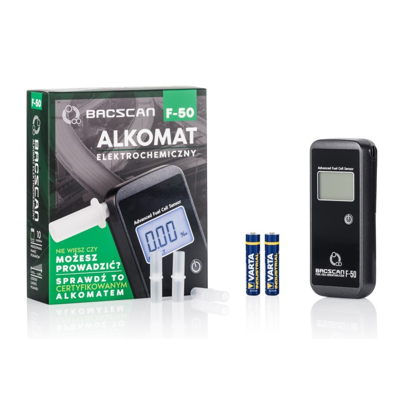 BACscan F-50 alcohol tester 0 - 4% Black BACscan F-50 alcohol tester 0 - 4% Black
