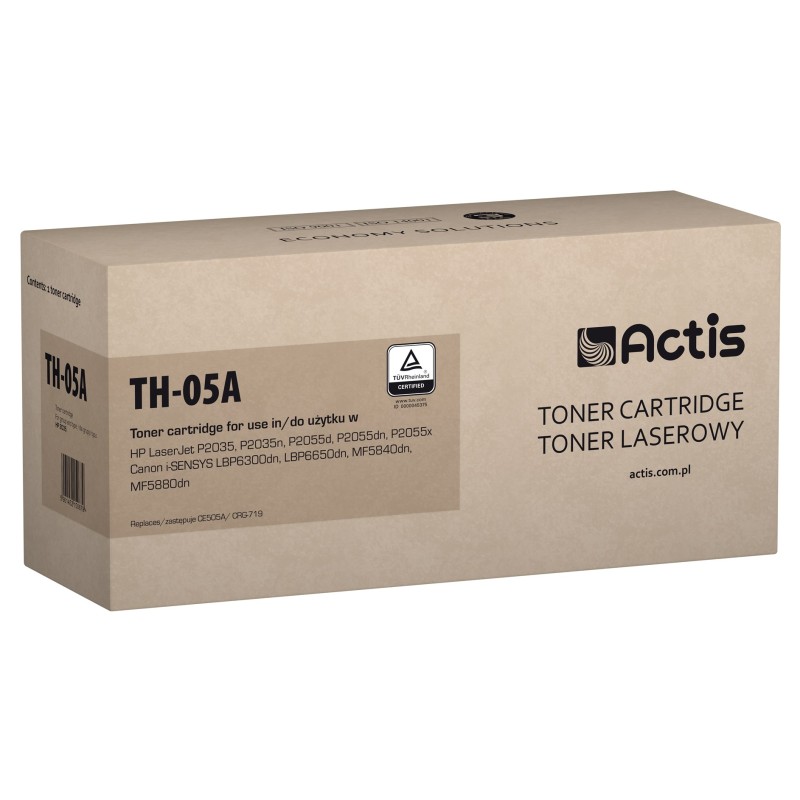 Actis TH-05A Toner (replacement for HP 05A CE505A, Canon CRG-719; Standard; 2300 pages; black)