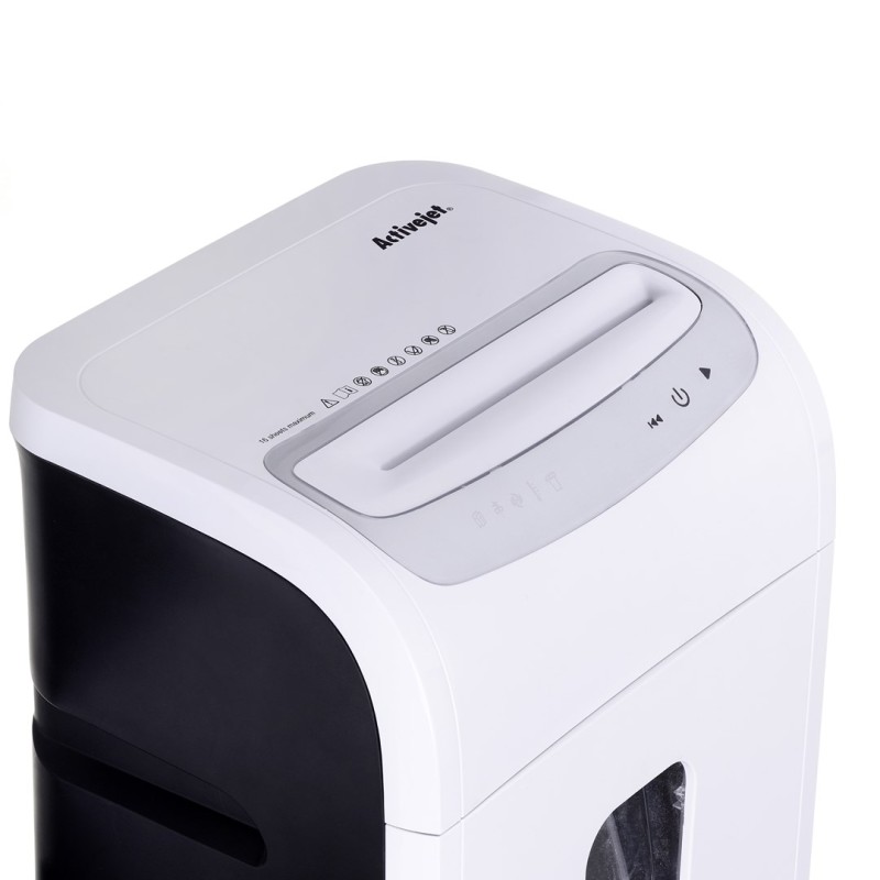 Activejet ASH-1602M Shredder for documents, white color. Activejet ASH-1602M Shredder for documents, white color.