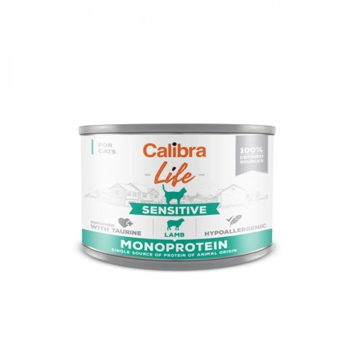 CALIBRA Cat Life Sensitive Lamb - wet cat food - 200g CALIBRA Cat Life Sensitive Lamb - wet cat food - 200g