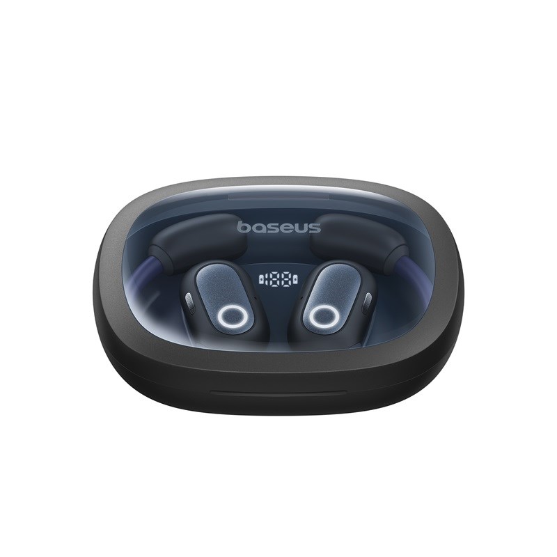 Baseus Eli Fit Open- Ear Headset Wireless Connectivity/Music USB Type-C Bluetooth Black Baseus Eli Fit Open- Ear Headset Wireless Connectivity/Music USB Type-C Bluetooth Black