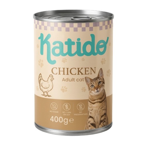 KATIDO Chicken - wet cat food - 400g KATIDO Chicken - wet cat food - 400g