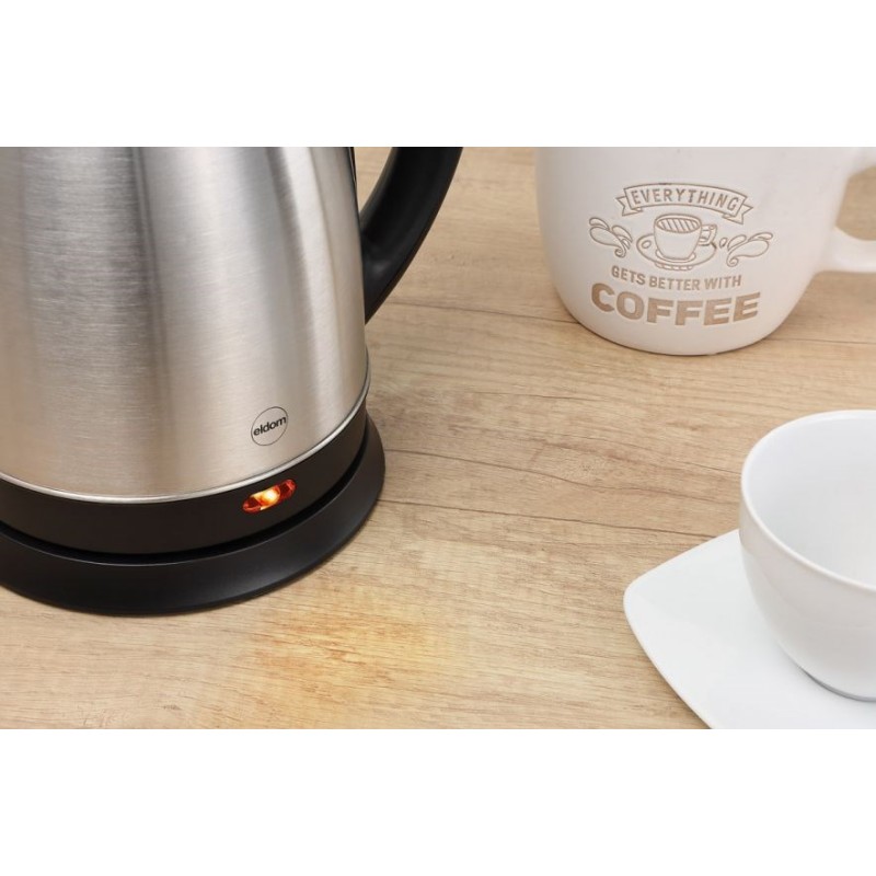 ELDOM Steel kettle HUMI, 1800 W, capacity 1.7L, hob ELDOM Steel kettle HUMI, 1800 W, capacity 1.7L, hob