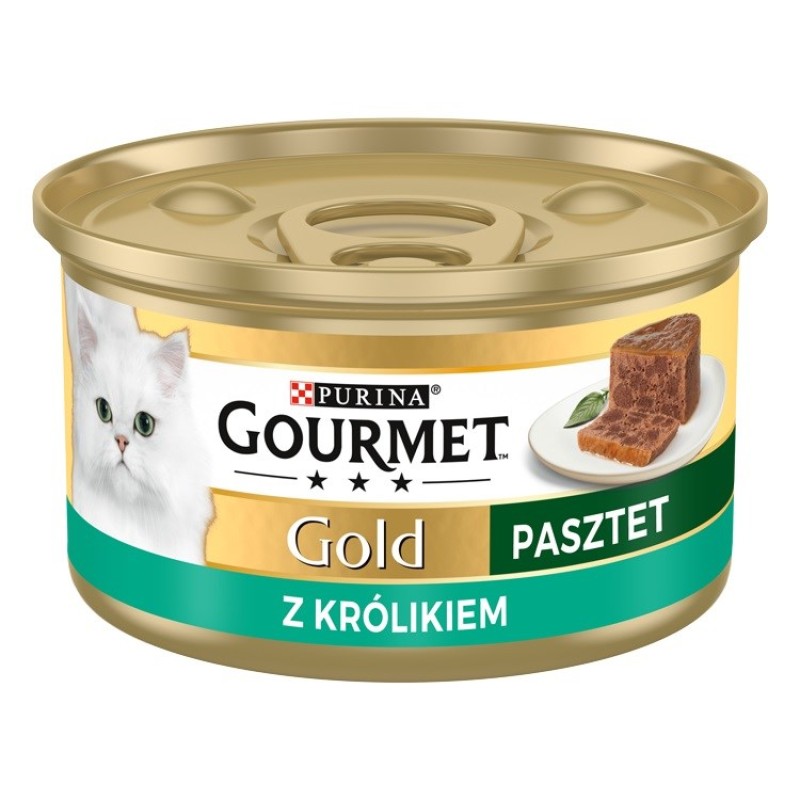 GOURMET Gold Rabbit - wet cat food - 85g