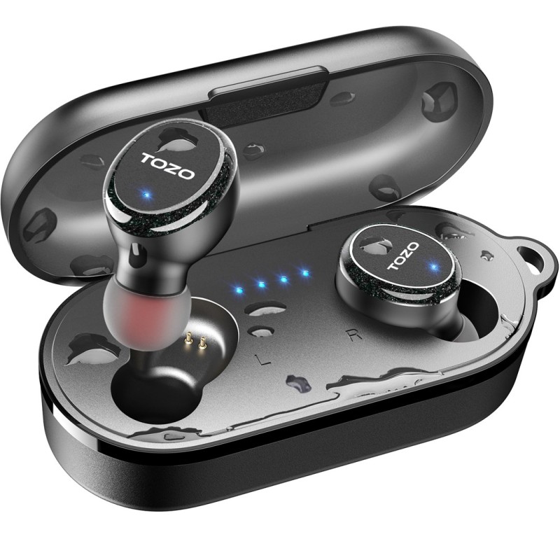 TOZO T10S True Wireless Stereo (TWS) In-Ear USB Type-C Bluetooth Headset Black TOZO T10S True Wireless Stereo (TWS) In-Ear USB Type-C Bluetooth Headset Black