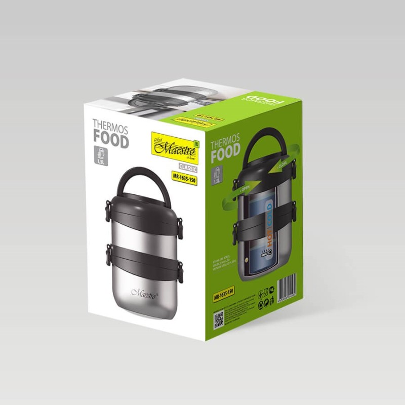 Maestro MR-1635-150 Thermos black, steel Maestro MR-1635-150 Thermos black, steel