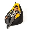 Sako bag pouffe Batman black-yellow XL 130 x 90 cm Sako bag pouffe Batman black-yellow XL 130 x 90 cm