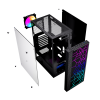 Gembird Fornax 2500 ARGB Gaming ATX computer case, Midi Tower, backlight,  Black
