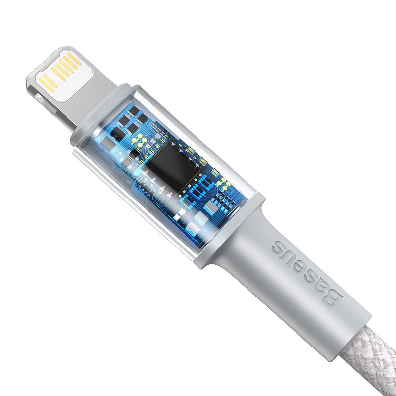 Baseus CATLGD-02 lightning cable 1 m White Baseus CATLGD-02 lightning cable 1 m White