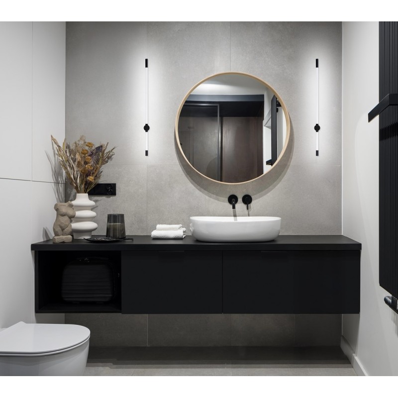 Activejet LED wall lamp AJE-LUNGO Black