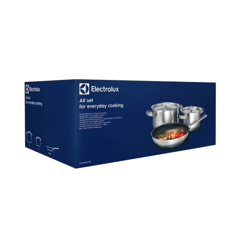 ELECTROLUX E3SS Set of pots Stainless steel 5 elements Silver ELECTROLUX E3SS Set of pots Stainless steel 5 elements Silver