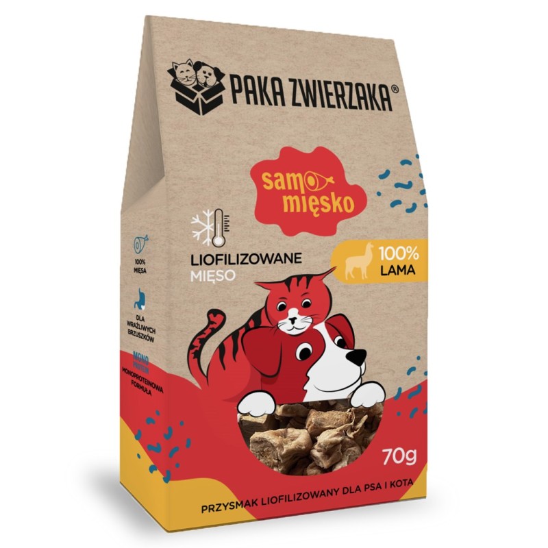 PAKA ZWIERZAKA Samo Mięsko Lama - dog treat - 70g