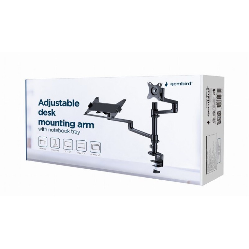 Gembird MA-DA-04 monitor mount / stand 81.3 cm (32 Gembird MA-DA-04 monitor mount / stand 81.3 cm (32