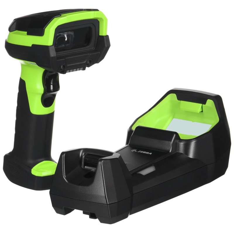 Zebra LI3678-SR Handheld bar code reader 1D Black, Green