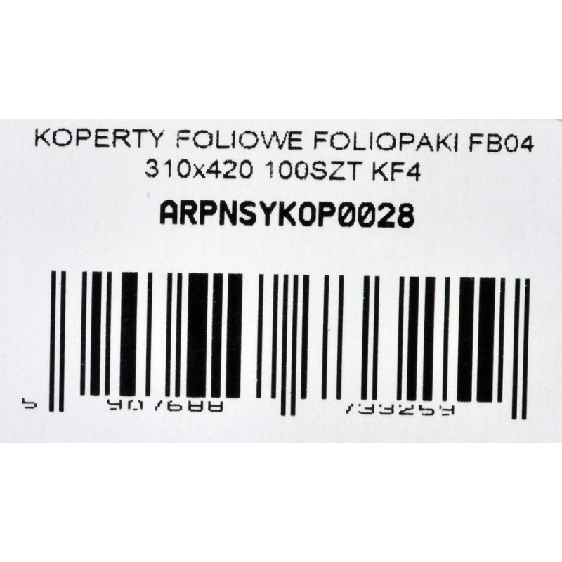 FOIL ENVELOPES FB03 260X350 100PCS KF3 FOIL ENVELOPES FB03 260X350 100PCS KF3