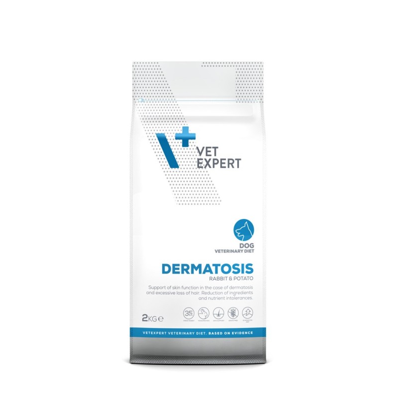 VET EXPERT Veterinary Diet Dermatosis Dog Rabbit & Potato - dry dog food - 2 kg VET EXPERT Veterinary Diet Dermatosis Dog Rabbit & Potato - dry dog food - 2 kg