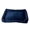 GO GIFT Lux navy blue - pet bed - 95 x 70 x 9 cm