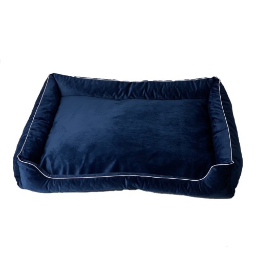 GO GIFT Lux navy blue - pet bed - 95 x 70 x 9 cm
