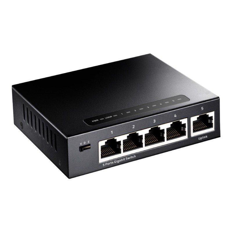 Cudy GS105 network switch Gigabit Ethernet (10/100/1000) Black Cudy GS105 network switch Gigabit Ethernet (10/100/1000) Black