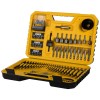DeWalt DT71563 Drill and bit set 100 pieces black, yellow